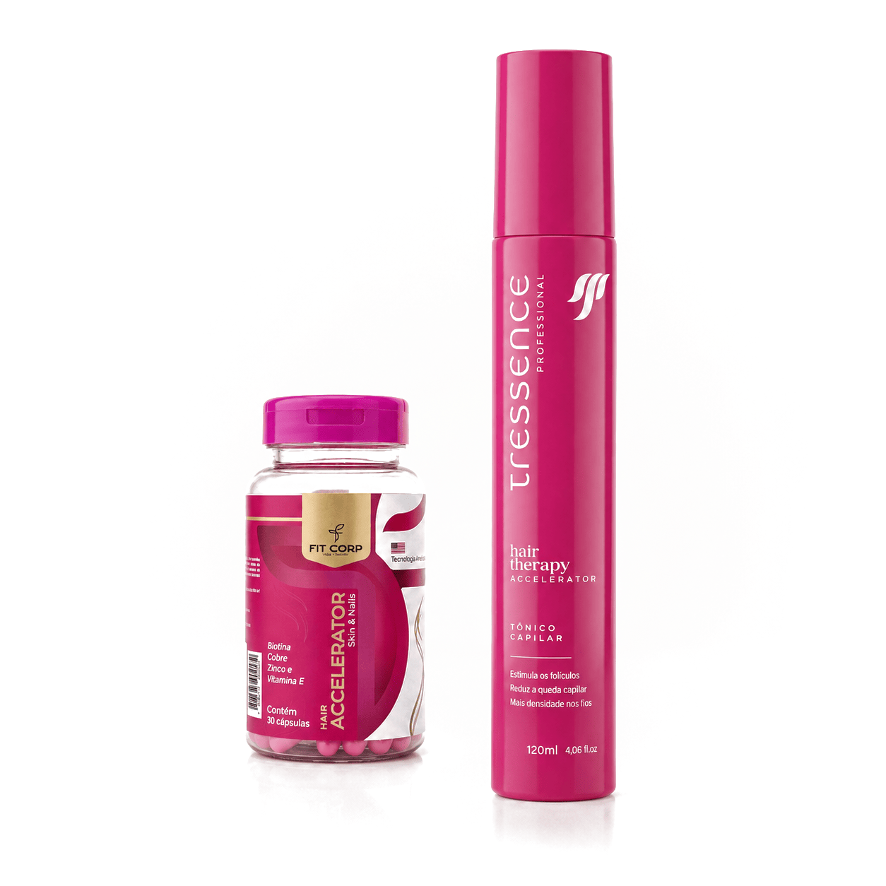 Hair Accelerator e Tônico Tressence